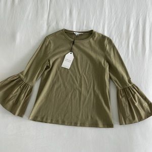 English Factory Bell Sleeve Top